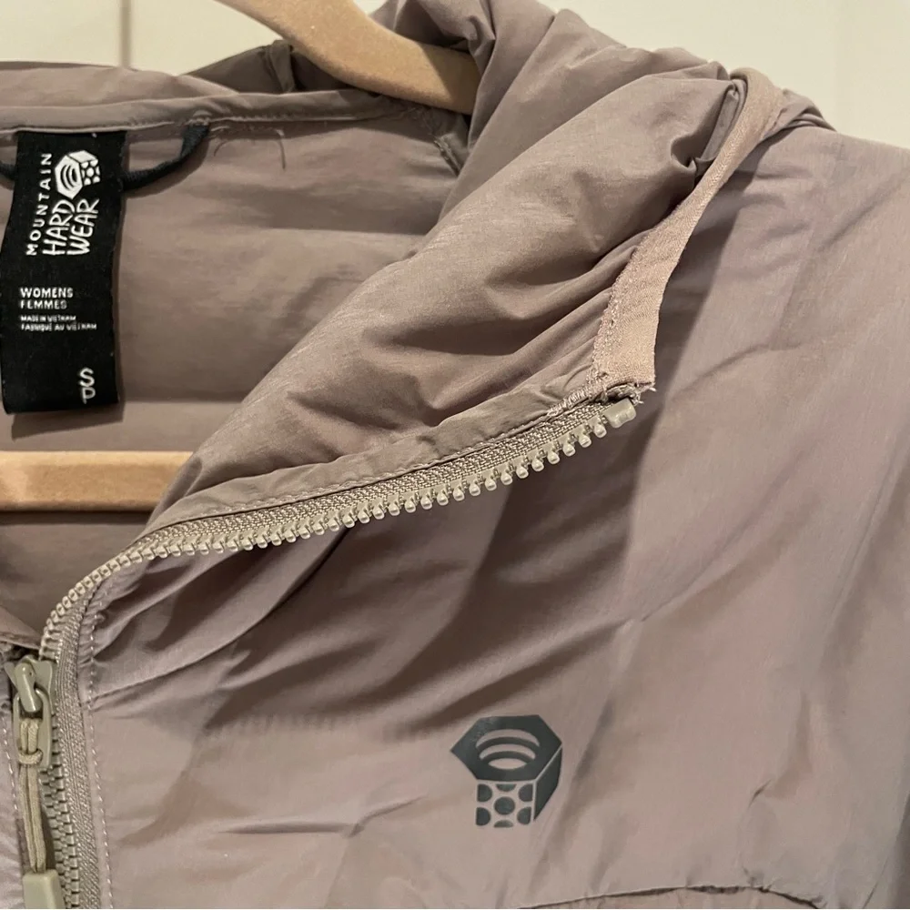 Mountain Hardwear Women's Hooded Puffer Jacket - Dusty Mauve - Picture 5 of 13